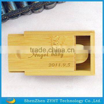 High Quality Promotion Usb Flash Disk With Wooden Keyring Usb Flash Drives photo-3