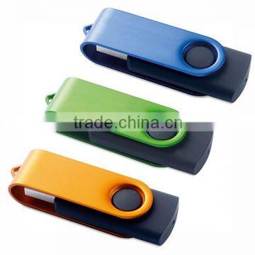 Rotate Silver Clip USB Flash Drive 2GB