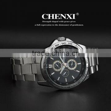 Luxury Jewelry Series Watch 3 Decorated Circle Men's Sport Watch With Watch Box 014AMS