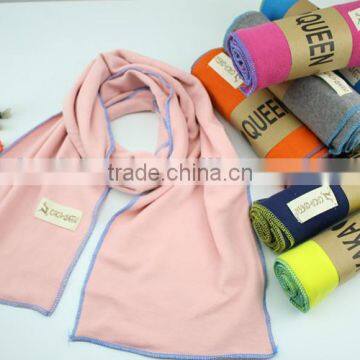 Hot Selling Cute Lovely Plain Cotton Candy Color Boys Girls Fashion Baby Scarf