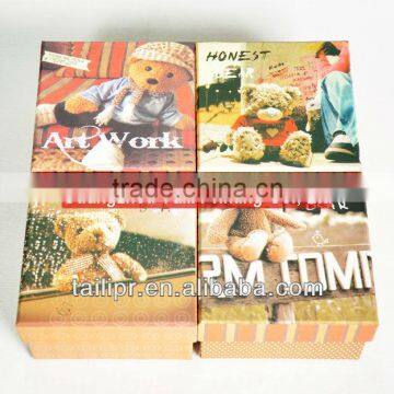 Wholesale custom printed coloring gift box wrapping paper box