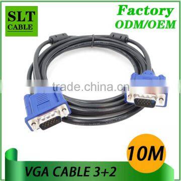 SLT High Quality 10M 3+2 VGA Male to VGA Male Cable 15pin for Computer Monitor Projector Laptop Hdtv LCD Etc Multimedia photo-2