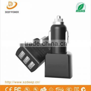 Shenzhen Made High Quality Portable 3usb Car Charger, Custom Design Universal Car Charger photo-6