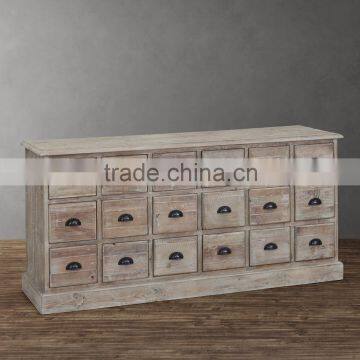2016 Chinese Antique Solid Wood Filling Cabinet With Many Drawers