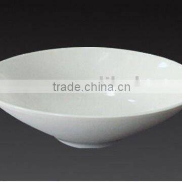 Plastic melamine white bowl