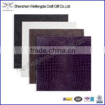 Fancy Design Crocodile Skin PU Leather Mat