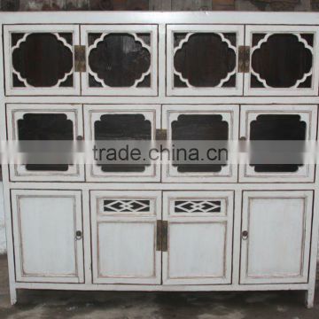 chinese antique white kitchen cabinet