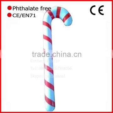 Christmas decoration inflatable walking stick/crutch/crosier