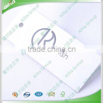 Allta Group OEM Professional Quality Cheap Clothing Printed Paper Hangtag, Simple Style Fashion Tags for Women Clothes Dresses photo-3