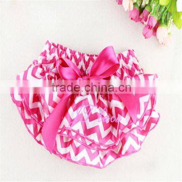 Brown Leopard With Hot Pink Bow Bloomers- Toddler Ruffle Shorts-ruffle Shorts photo-3