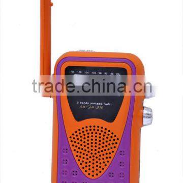 Promotion Hot Sale AM/FM/SW Portable Mini Radio