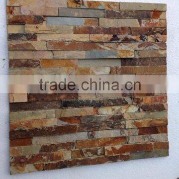 2016 hot Various Colors Rusty Slate Culture Stone plate