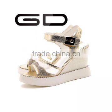 GDSHOE european ladies fancy PU sandals shoes