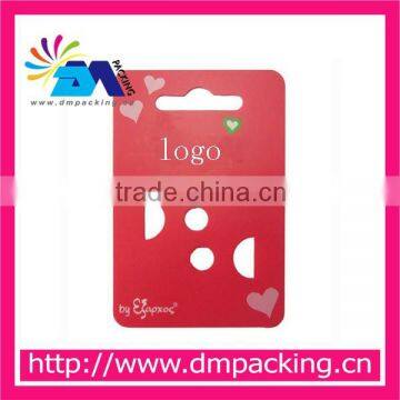 Red round corner strawberry color printing card