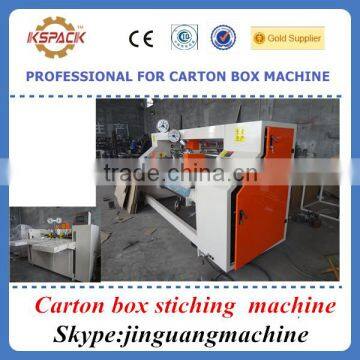 carton box making machine / sinle piece carton box stiching machine / carton box machine price