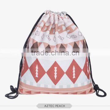 China Suppliers Hot Sale Aztec 3D Sublimation Drawstring Bag in photo-4