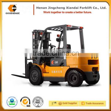 china supplier 3 ton goodsense brand diesel forklift trucks for sale with CE made in china