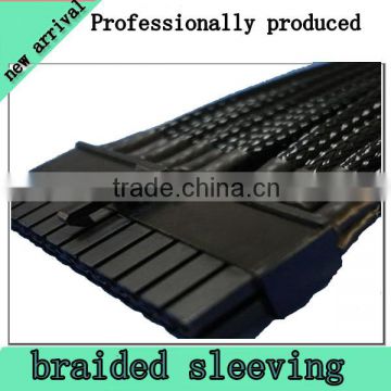 PET expandable fiberglass braided sleeve in automobile