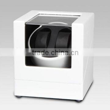 Custom Made Funky 2 Slot Glossy White Wooden Watch Winder photo-2