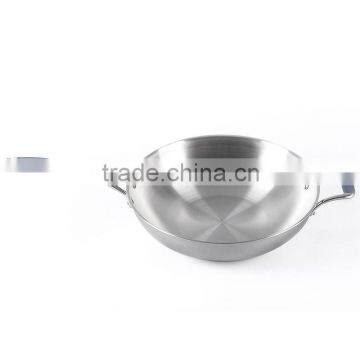 Stainless Steel Korean Wok With Glass Lid photo-2