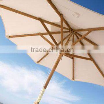 Outdoor Wooden patio umbrella,garden umbrella parasol
