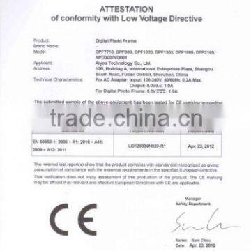 AIYOS LVD Certificate by BV