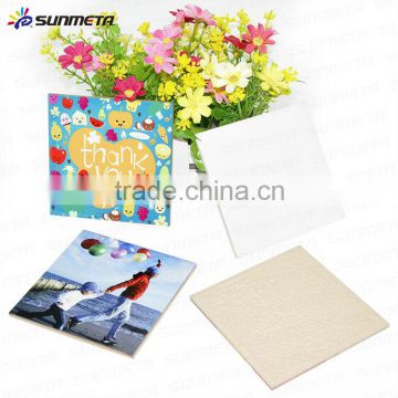 Sunmeta factory supply dye sublimation ceramic tile printing tile