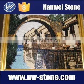 Marble mosaic paintings for home decoration