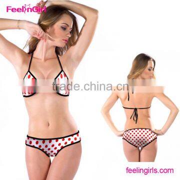 Knitted Beach Bikini Sexy Bikini Girl Swimwear Thailand