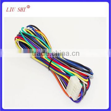 China manufacture wire harness with 12pin connector cable for car