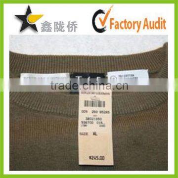 2015 Professional Customized clothing label garments label