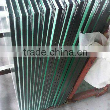 Edges Polished Tempered Glass Panel for Swimming Pool Fence