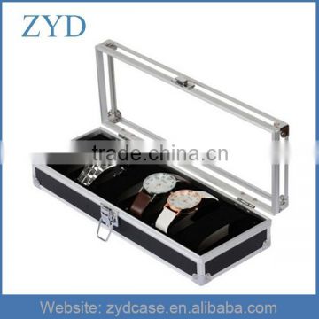 aluminum watch case jewelry box, portable watch case ZYD-BX92709