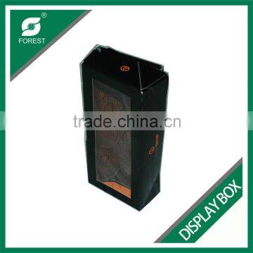 FOOD INDUSTRY PE COATED FOOD DISPLAY BOX BLACK PVC WINDOW FOOD CONTAINERS WHOLESALE Quality Choice photo-2