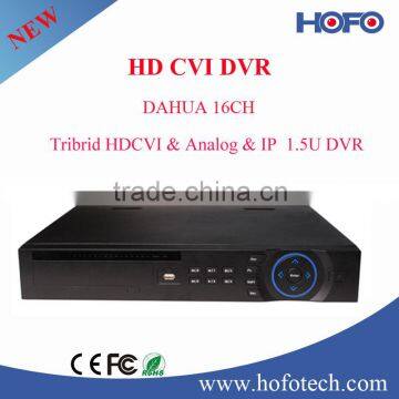 16ch 1080P hybrid HD CVI DVR,Dahua DVR for Dahua cctv camera,16 ch cvi dvr