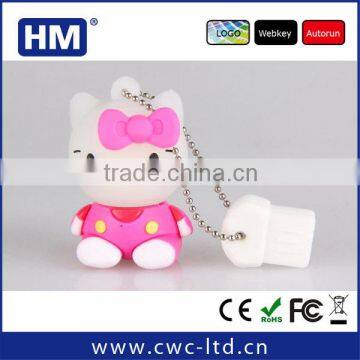 USB PVC cartoon style wholesale 2GB4GB8GB16GB Custom Solution LOGO PVC/SILICONE USB flash drive