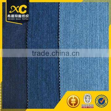 Indigo 4.5 oz woven cotton poly bangladesh denim fabric for women dress