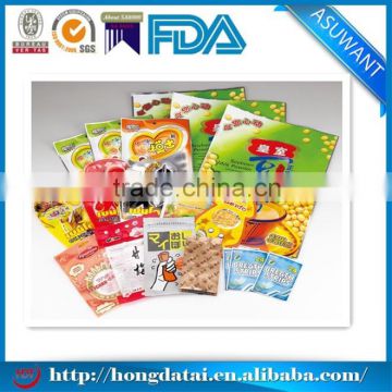 Printed biodegradable heat sealing plastic food packaging bags