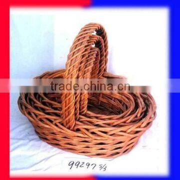 hot sale high quality wicker basket with handle