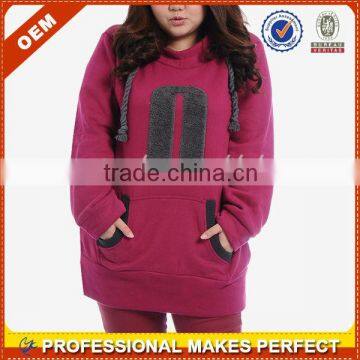 Wholesale fashion oversized hoodies for women OEM (YCH-B0074)