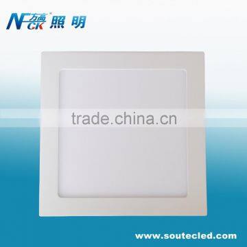 6w 12w 18w 24w dimmable surface mount led panel light square