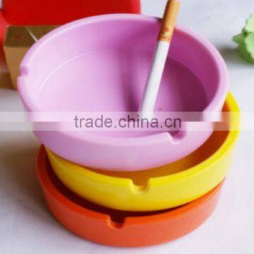 Hot Sale BPA Free 100% Food Grade Round Shape Silicone Ashtray