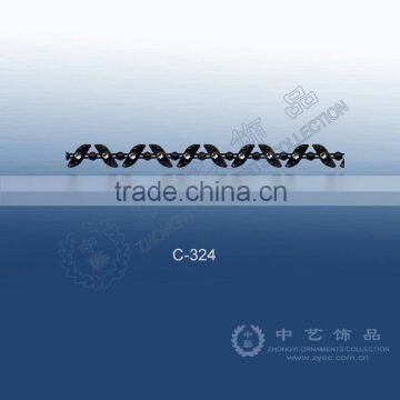 (C-324) Rhinestone Fancy Trimming, Rhinestone Stylish Chain, Rhinestone Strip