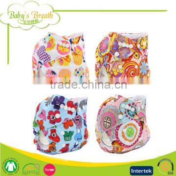 PSF-05 free sample cartoon print manufacture reusable washable cloth baby diapers                        
                                                                                Supplier's Choice