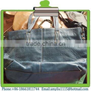 Fashion design second hand clothing used ladies handbags