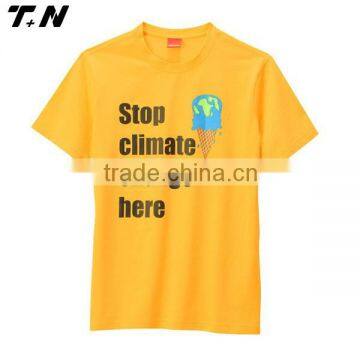Custom mens promotional plain T-shirt