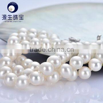 2016 Two Rows Friendship Bracelets With Freshwater Pearl Natural Freshwater Pearl Bracelet Latest Design