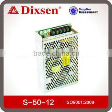 Dixsen 50W single output Switching Power Supply S-50/switch mode power supply manufacturer