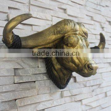 Animal head wall decor cow garden decoration