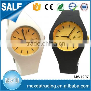 hot sell silicone band new fashion design charm japan movt good quality watch